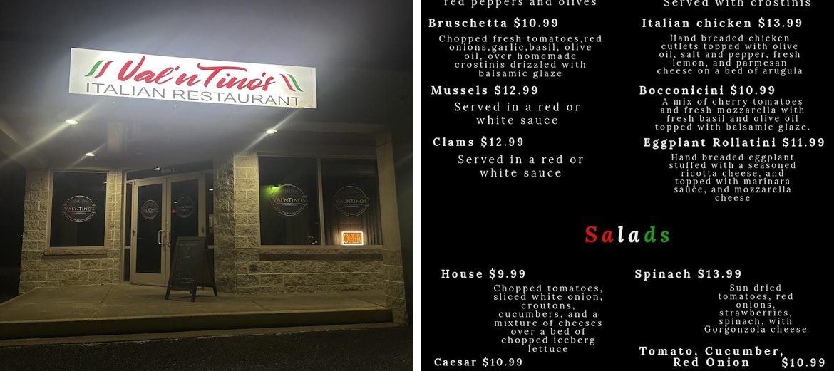 Val'NTino's Italian Restaurant