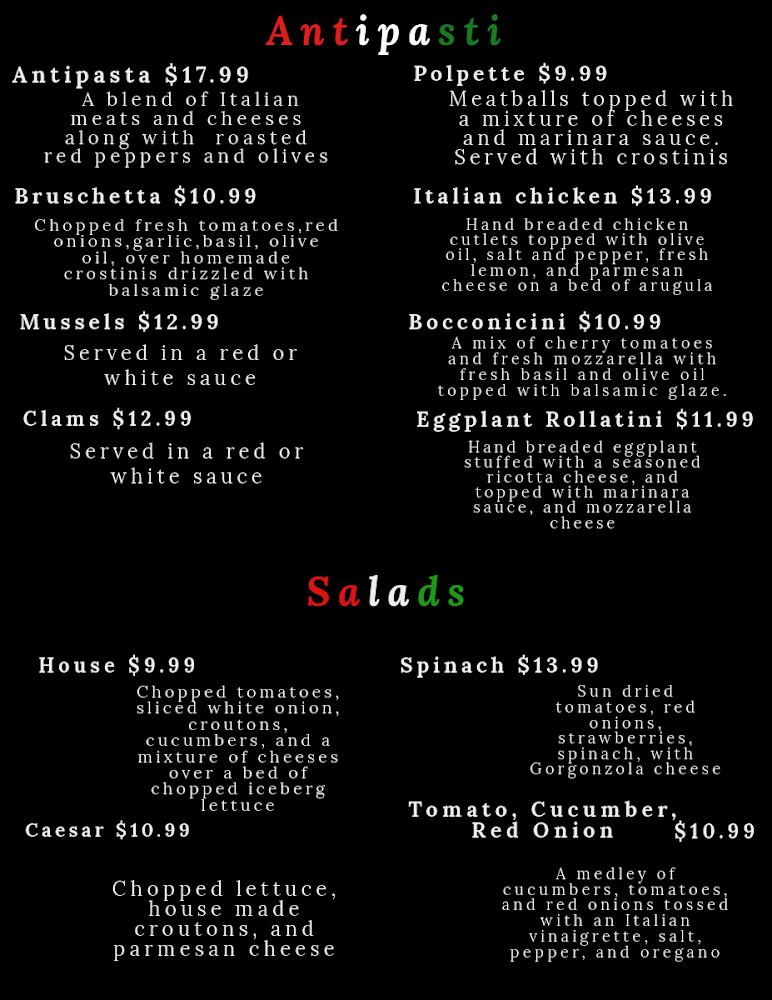 Val'NTino's Italian Restaurant Antipasta